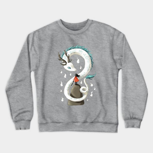 Dragon spirit Crewneck Sweatshirt by Freeminds